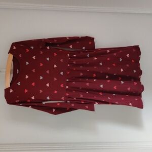 Carter's, size 7, maroon dress